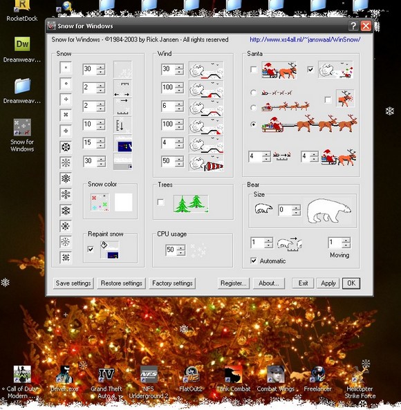 Snow for Windows