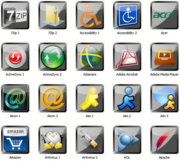Glass Pack Icons 2